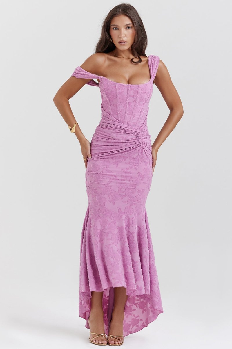 Sofia Long dress with corset - Isla Secrets