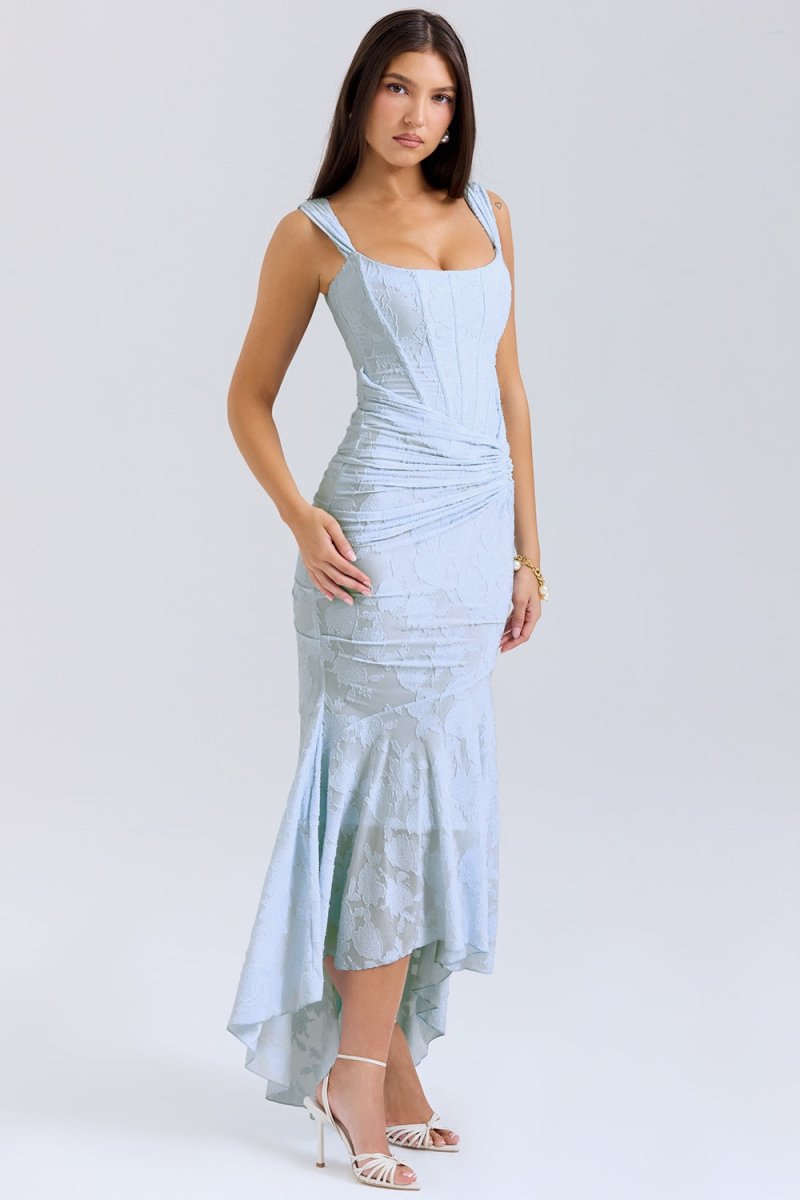 Sofia Long dress with corset - Isla Secrets