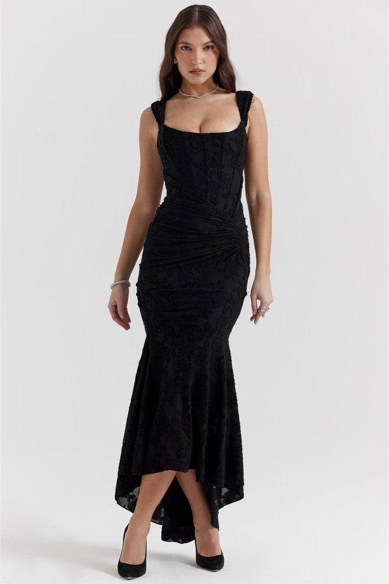 Sofia Long dress with corset - Isla Secrets