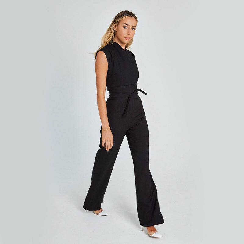 Yasmine Sleeveless jumpsuit with wide legs - Isla Secrets