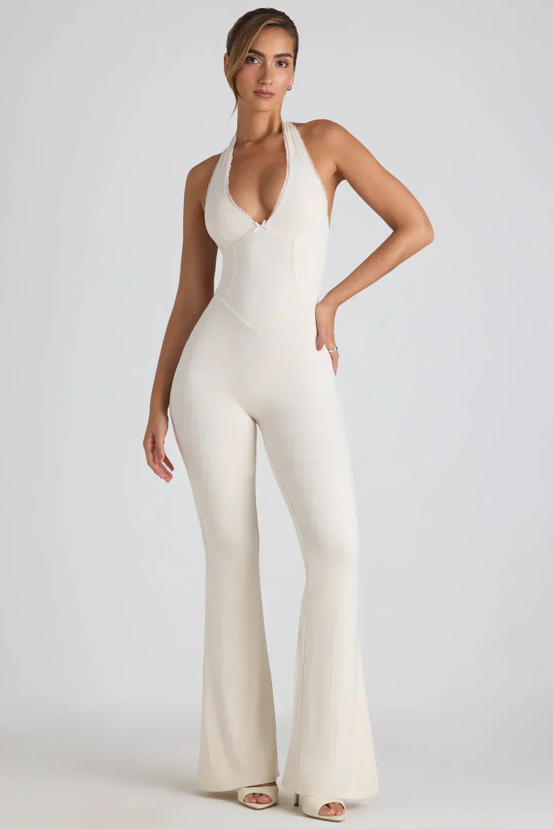 Lena Elegant flare jumpsuit - Isla Secrets