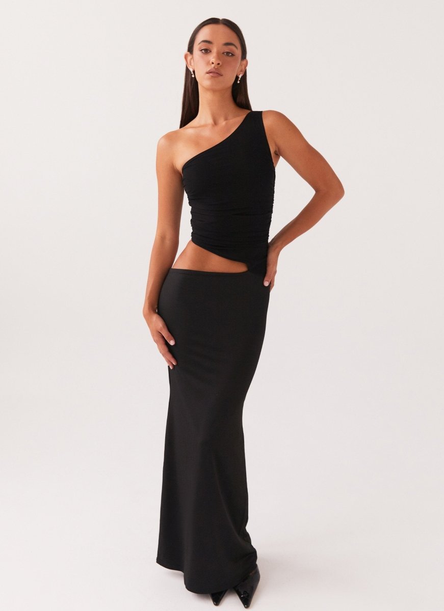 Seranella One Shoulder Maxi Dress - Isla Secrets