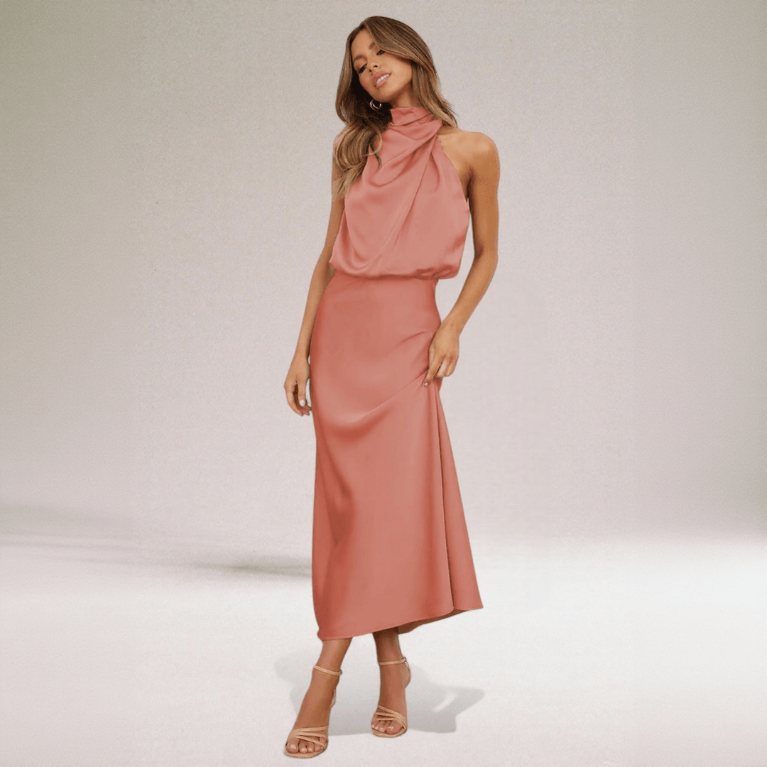 Amélie Nude glamour dress - Isla Secrets