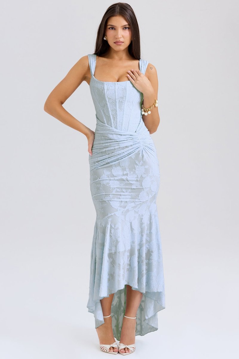 Sofia Long dress with corset - Isla Secrets