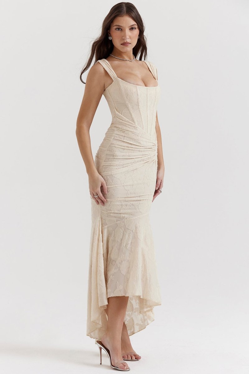 Sofia Long dress with corset - Isla Secrets