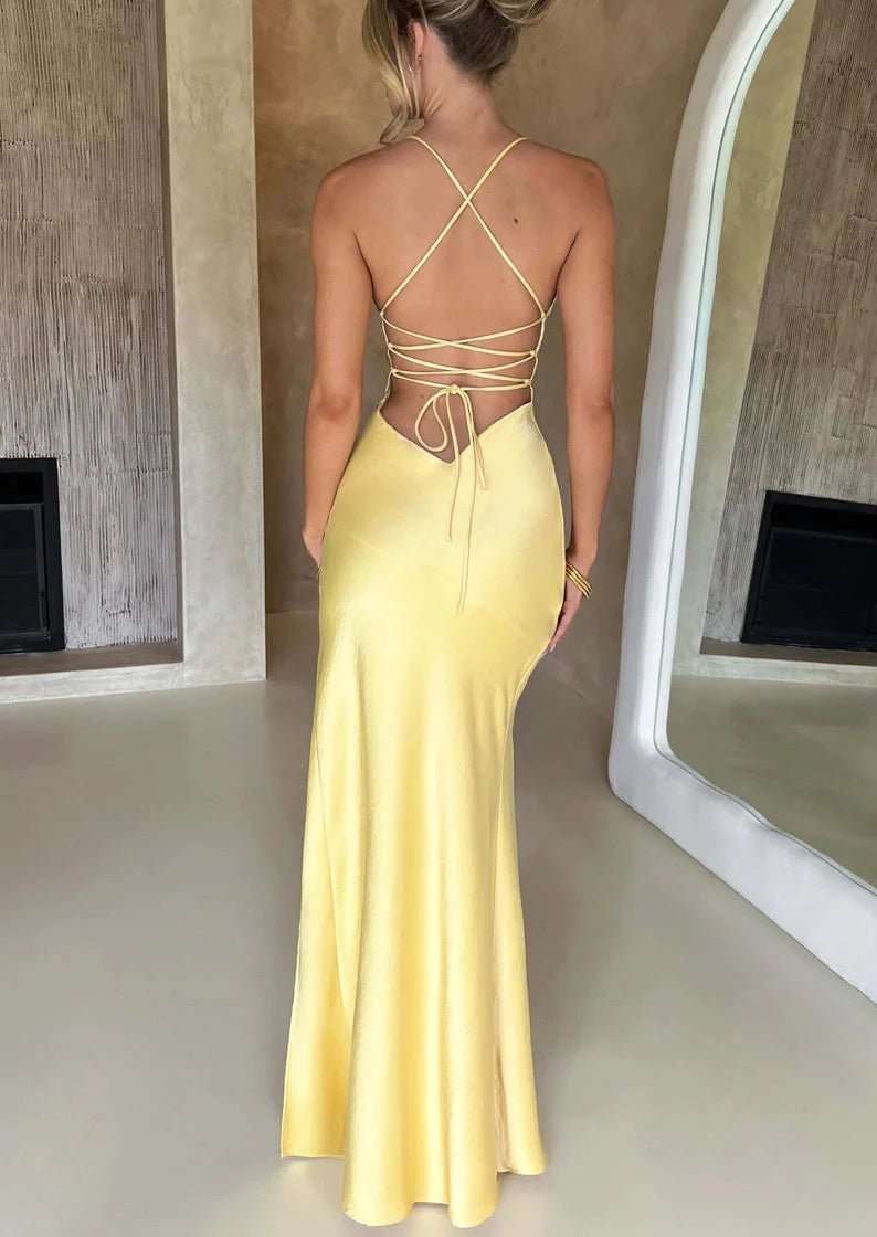 Orianna Backless maxi dress - Isla Secrets